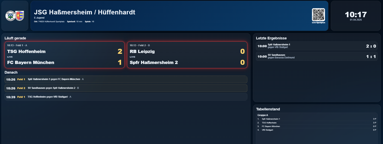 Screen Mode auf TV oder großem Bildschirm